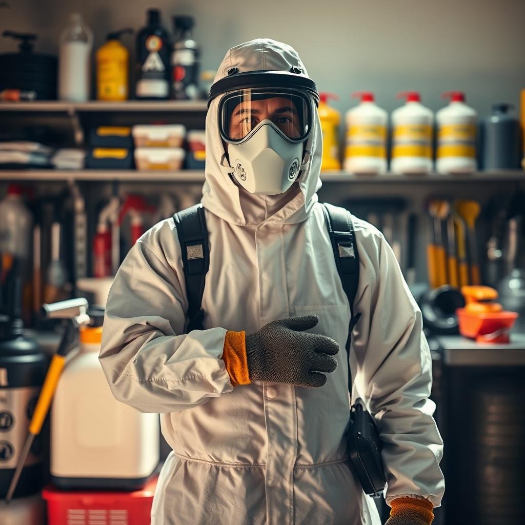 Equipo de protección para control de plagas