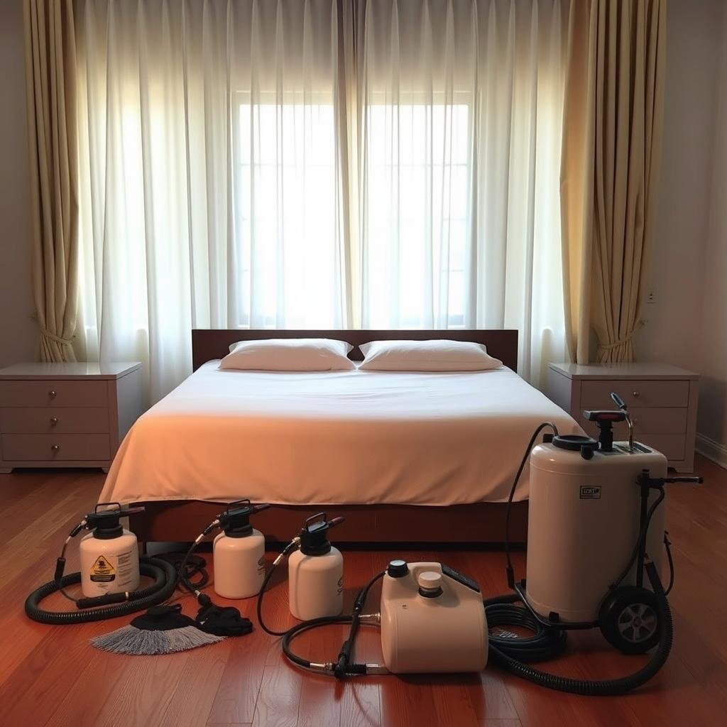 Preparación del entorno para fumigación