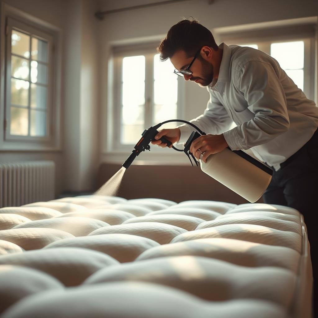 Proceso de fumigación profesional