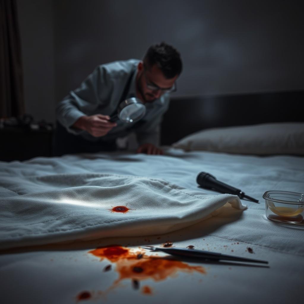 Proceso de inspección de chinches