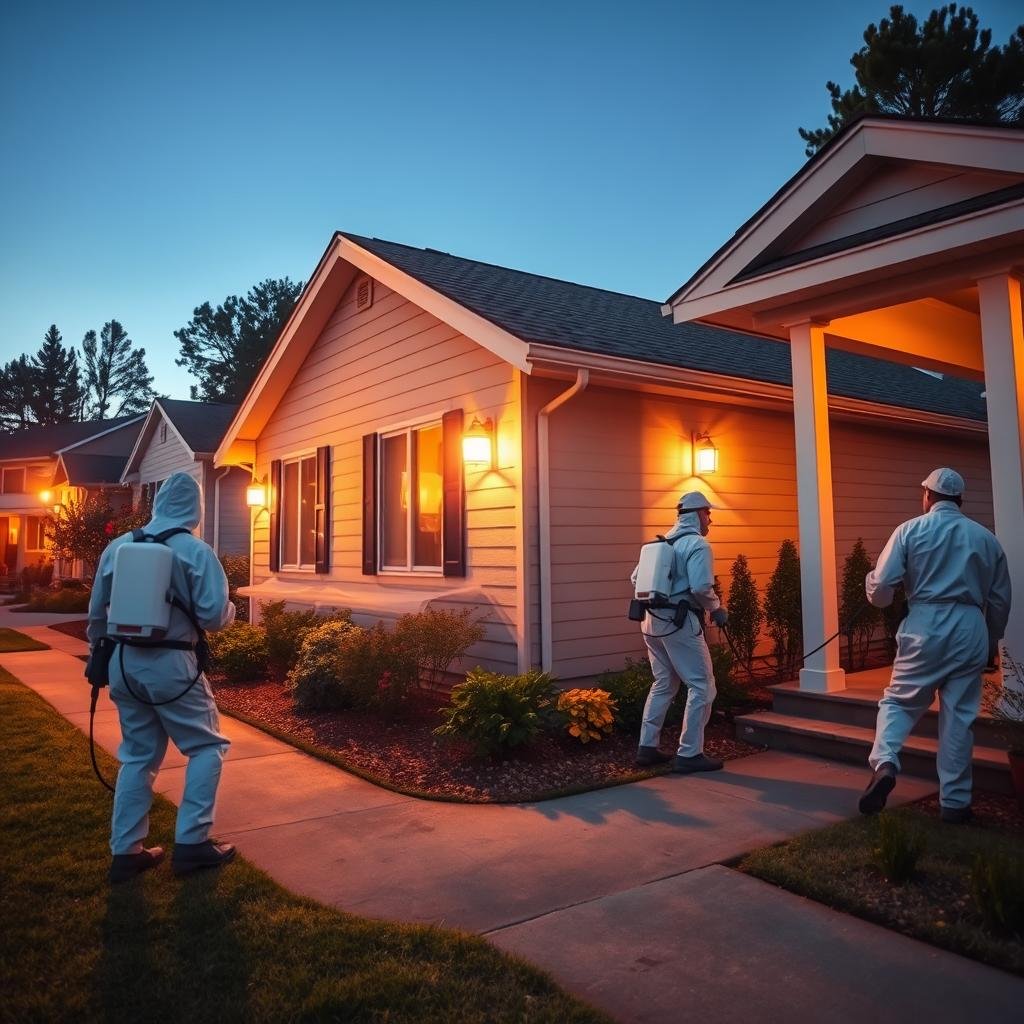 proceso de fumigación de viviendas