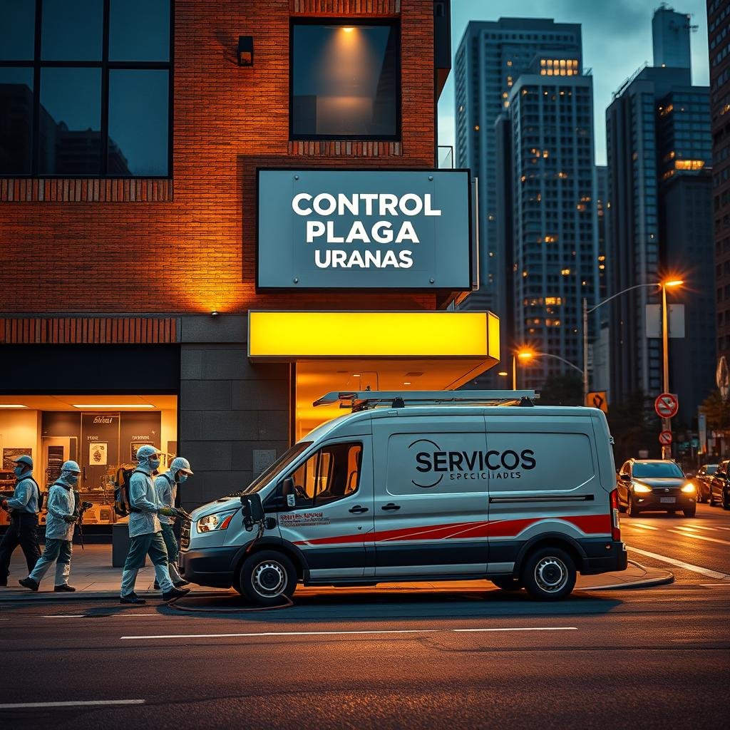 servicios especializados control plagas urbanas