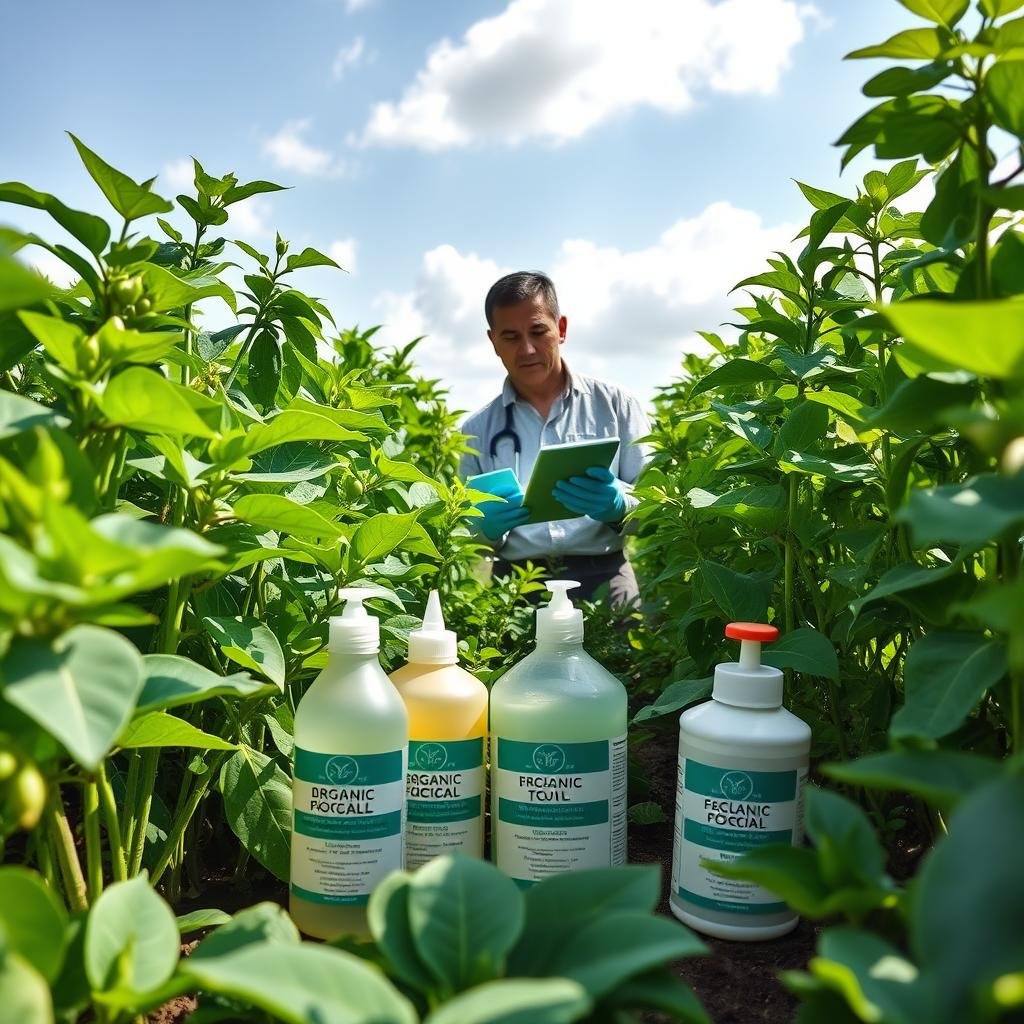 control biológico y químico habichuela