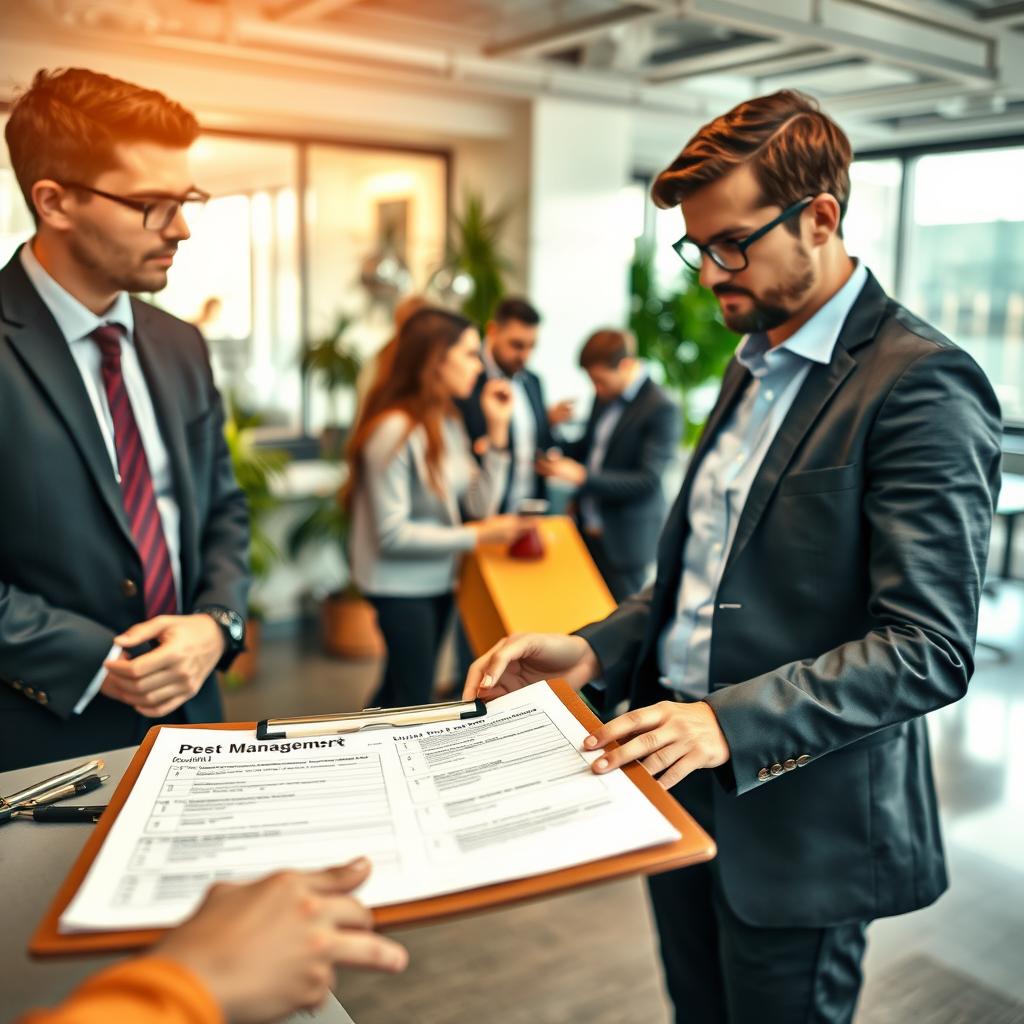 quien se encarga del control de plagas en una empresa