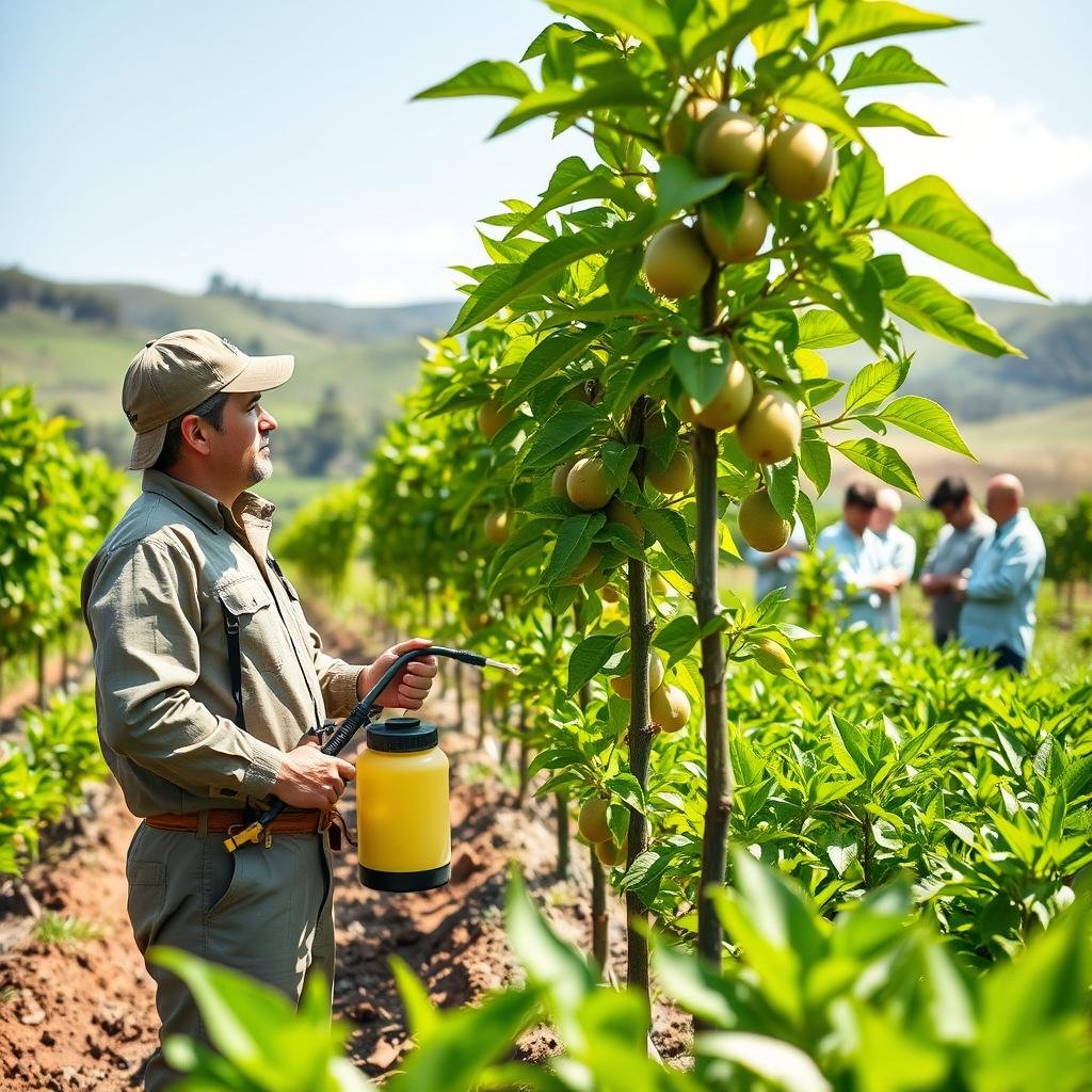 técnicas fumigación maracuyá