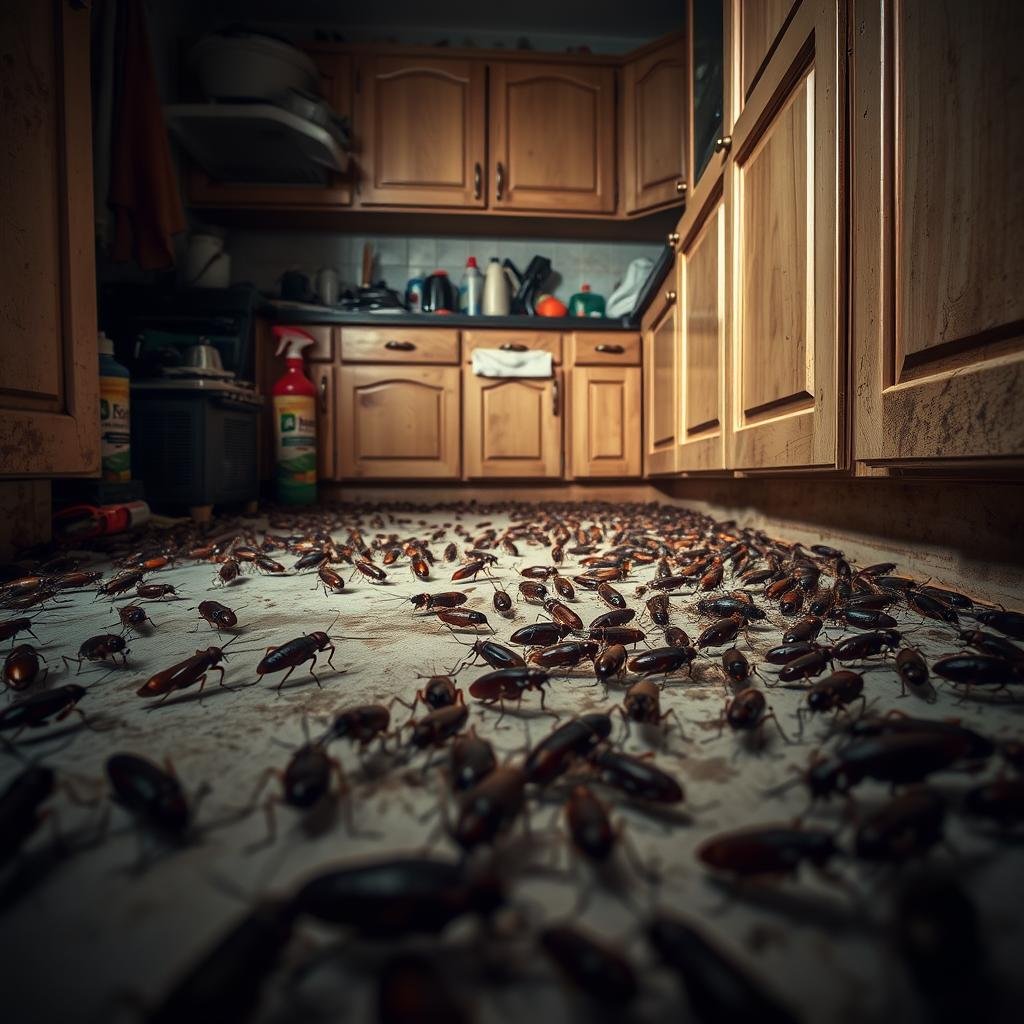infestaciones severas cucarachas