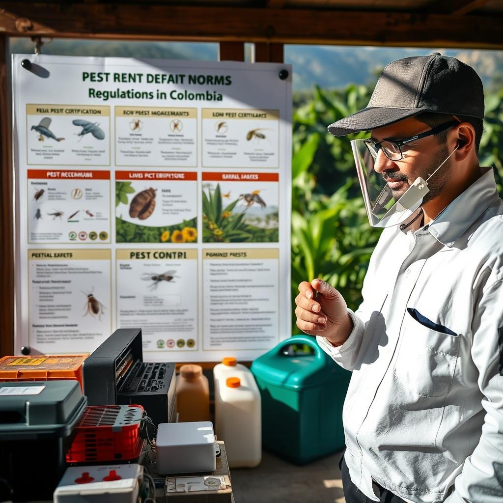 normas control plagas colombia