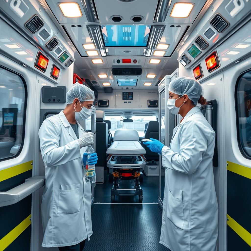 quién hace la fumigación de la ambulancia