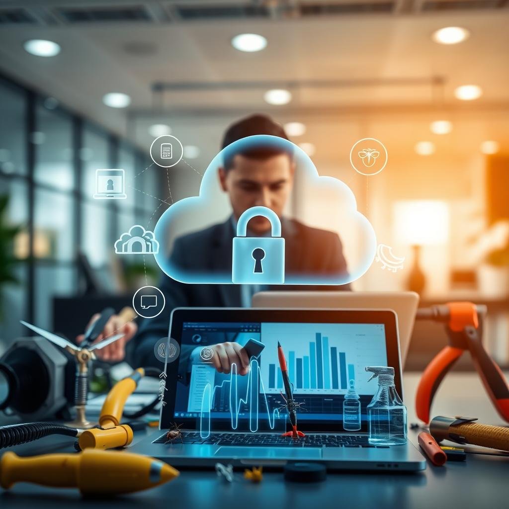 seguridad datos nube control plagas