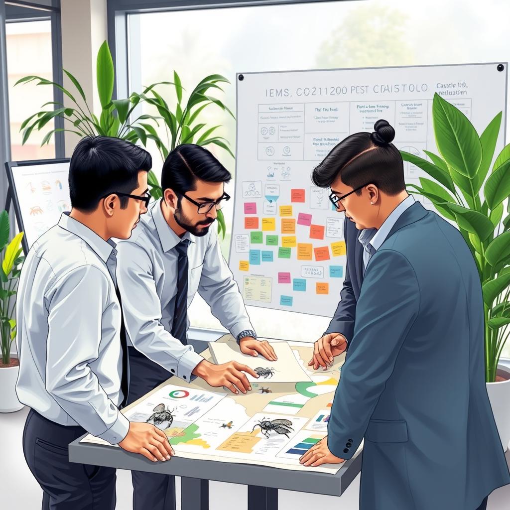Estructura plan control plagas Colombia