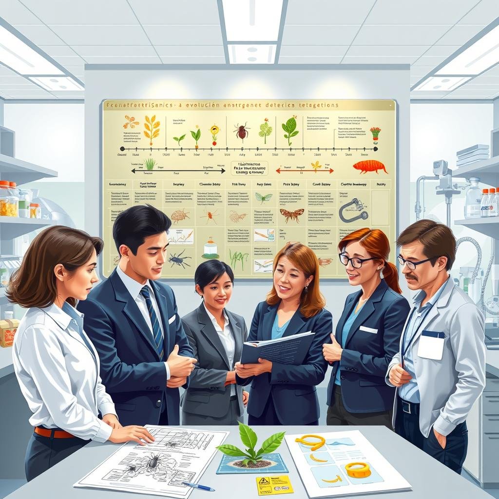 Evolución gestión de plagas Evolución gestión de plagas