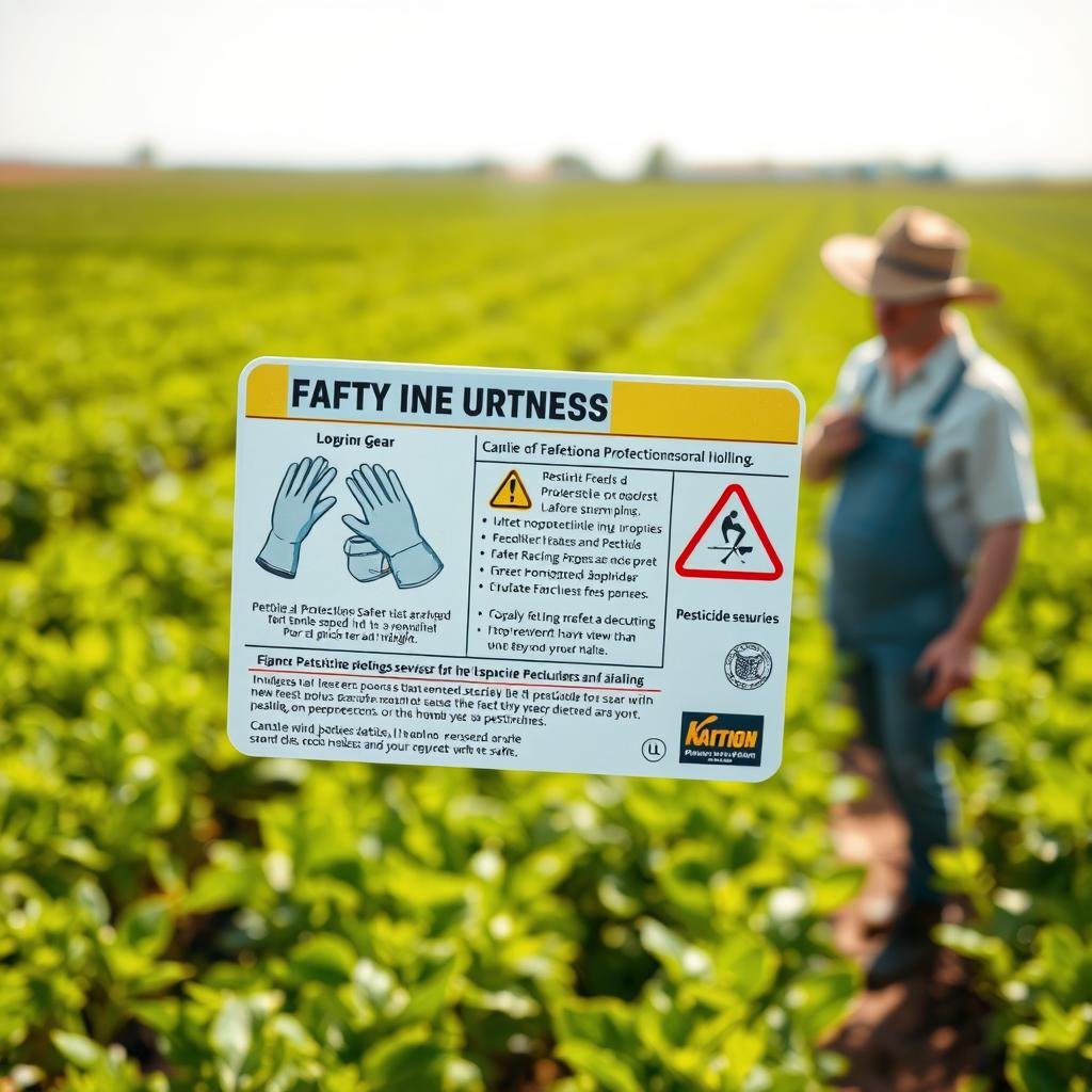 etiqueta pesticida instrucciones seguridad