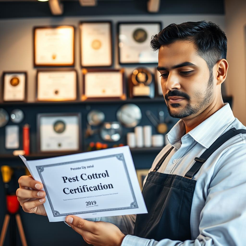 experiencia certificacion control plagas