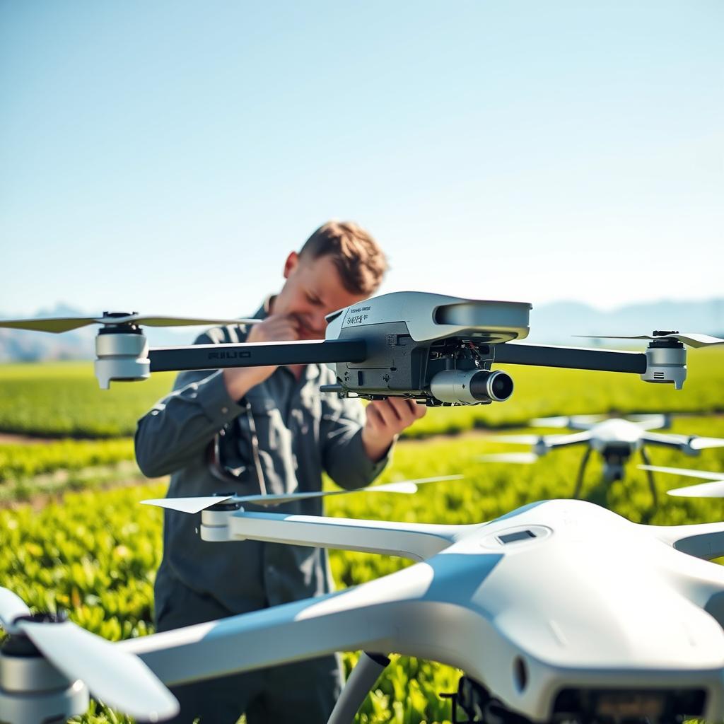 mantenimiento drones agricolas