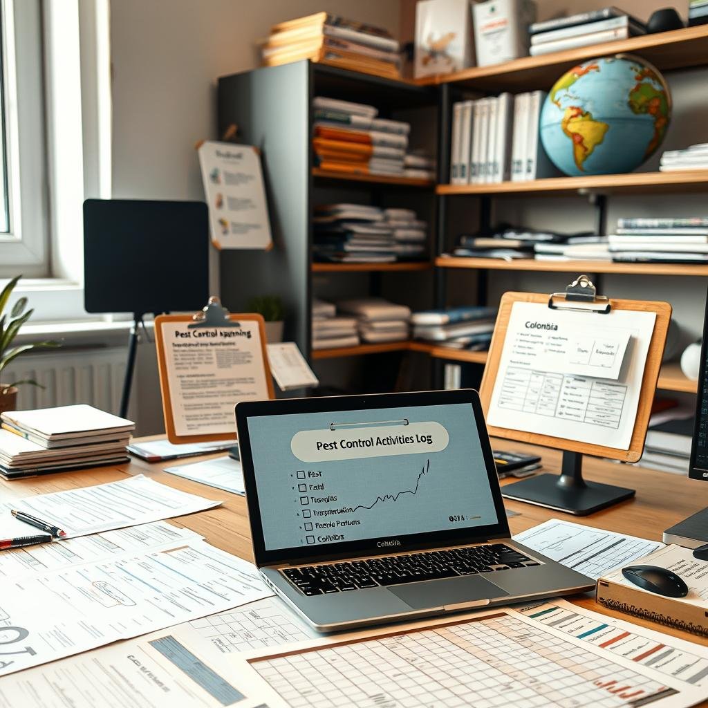 registro actividades control plagas