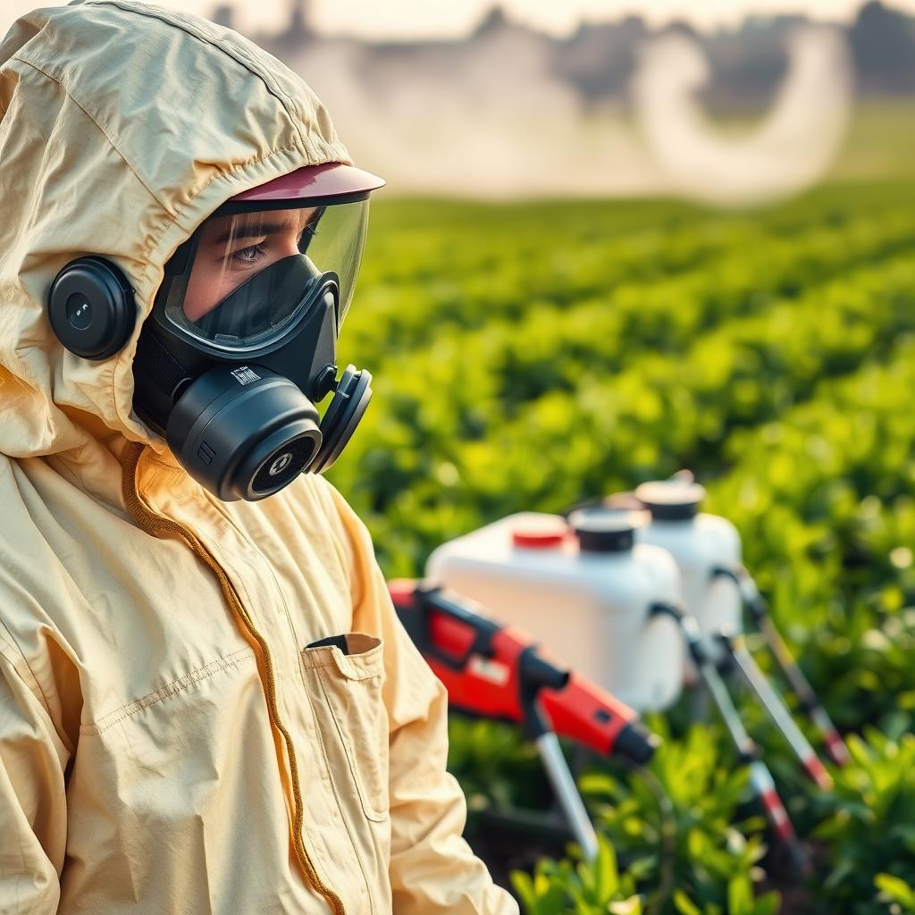 equipos de protección personal en fumigación