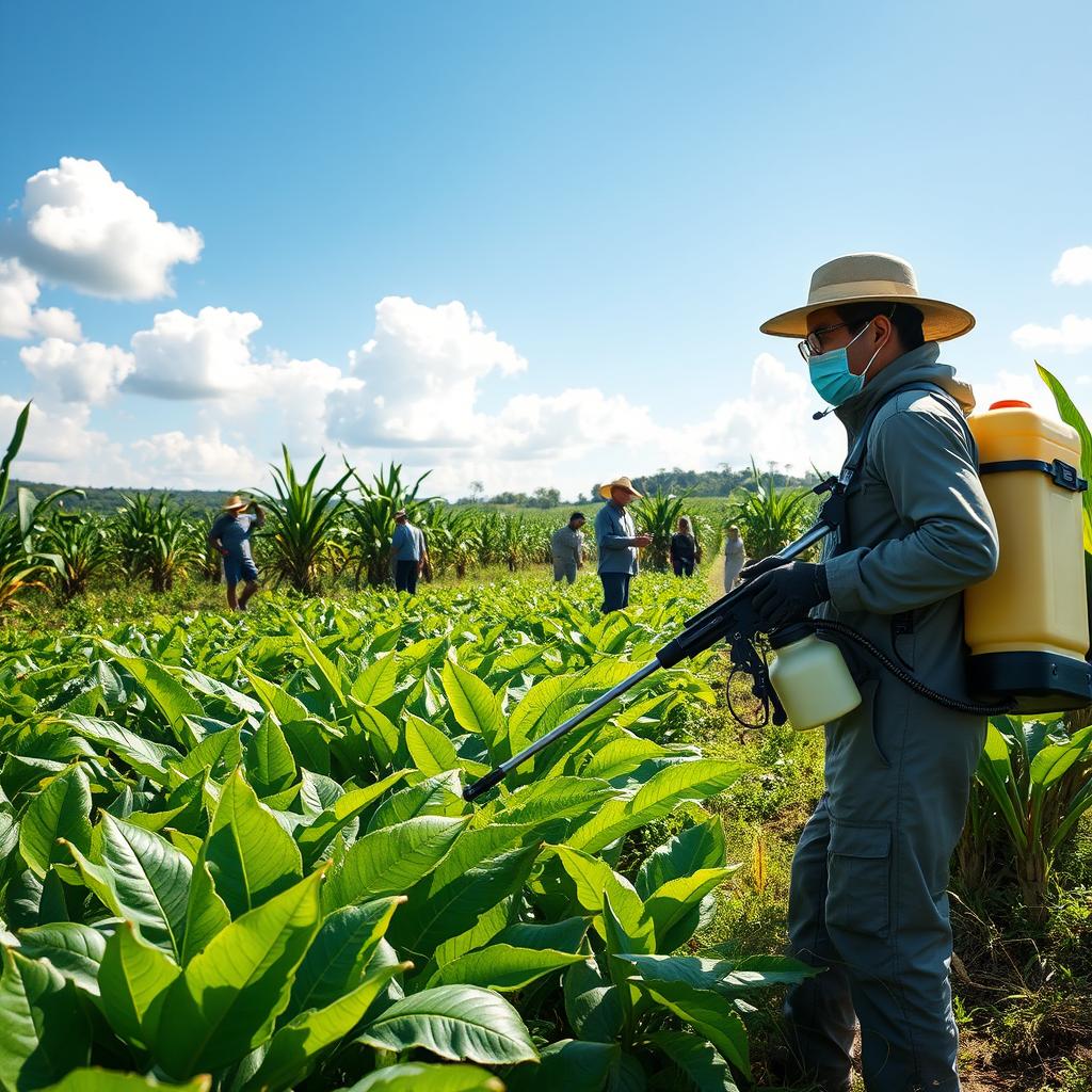 que es fumigacion en agricultura