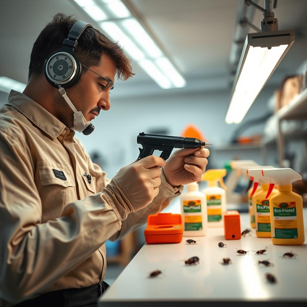 técnicas control cucarachas