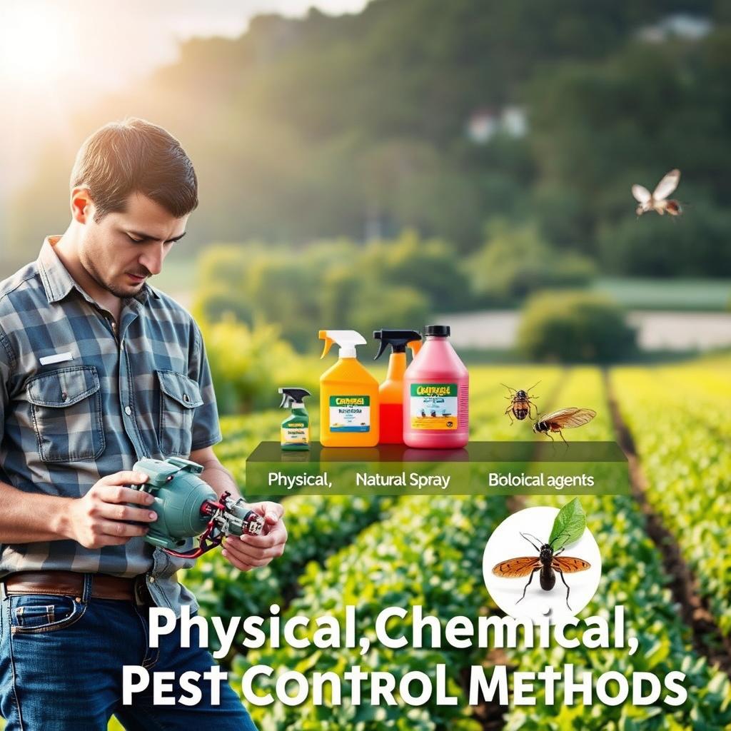 Métodos de control de plagas físicos químicos biológicos
