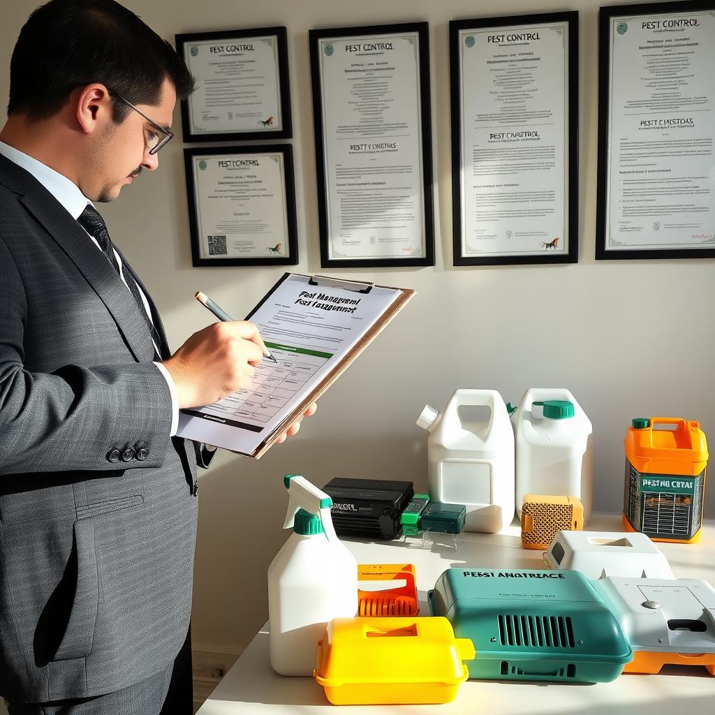 requisitos empresas control plagas