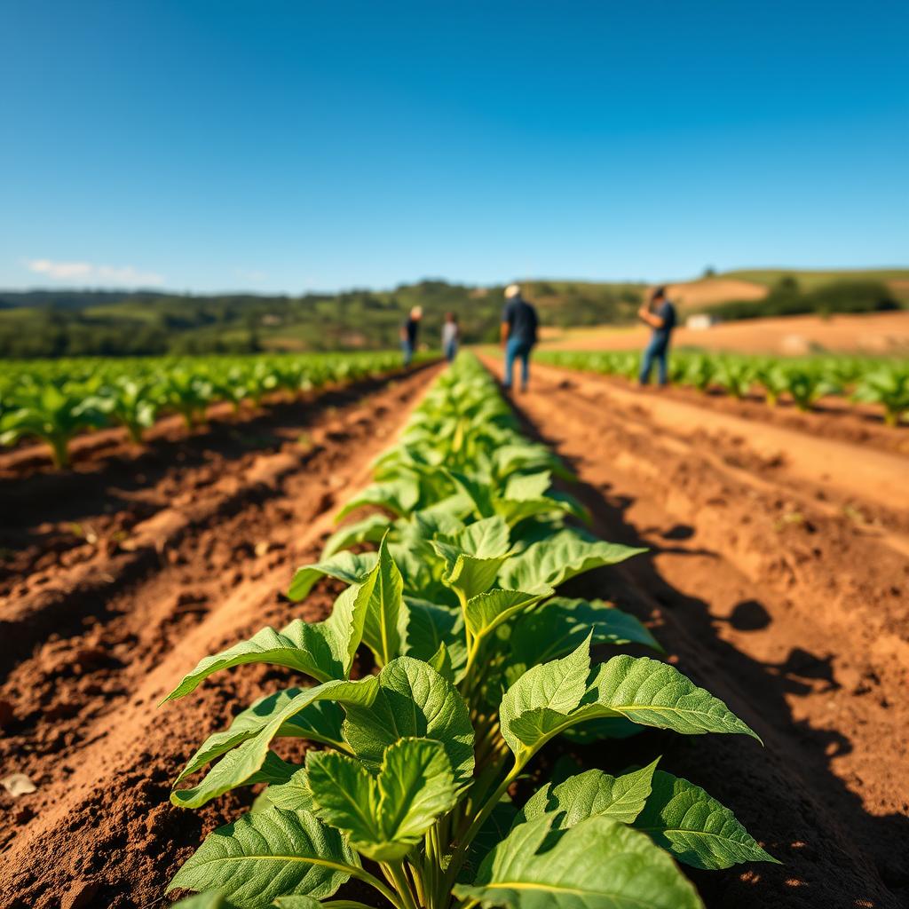 material de plantación limpio yuca